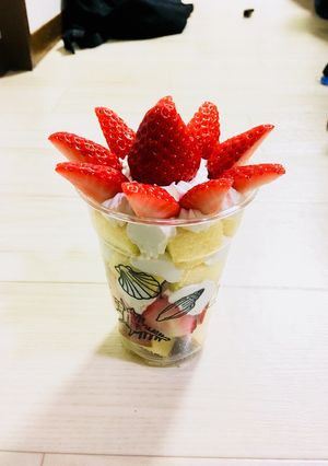 超簡単！いちごのケーキ♡誕生日にも！-レシピのメイン写真