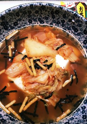 即出来ポカポカ♪小腹満たせるキムチ茶漬け-レシピのメイン写真