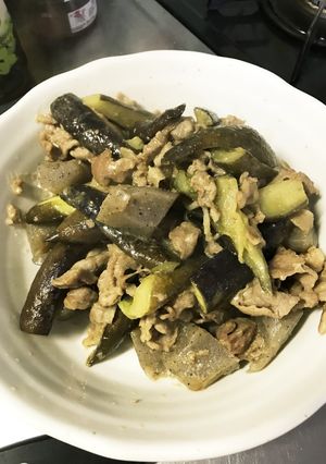 なすたっぷり豚肉の味噌炒め-レシピのメイン写真