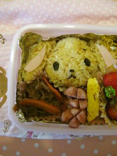 キャラ弁☆シュガーバニーズのおにぎり弁当-レシピのメイン写真