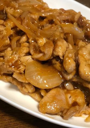 豚こま切れ肉のトマトケチャップ炒め-レシピのメイン写真
