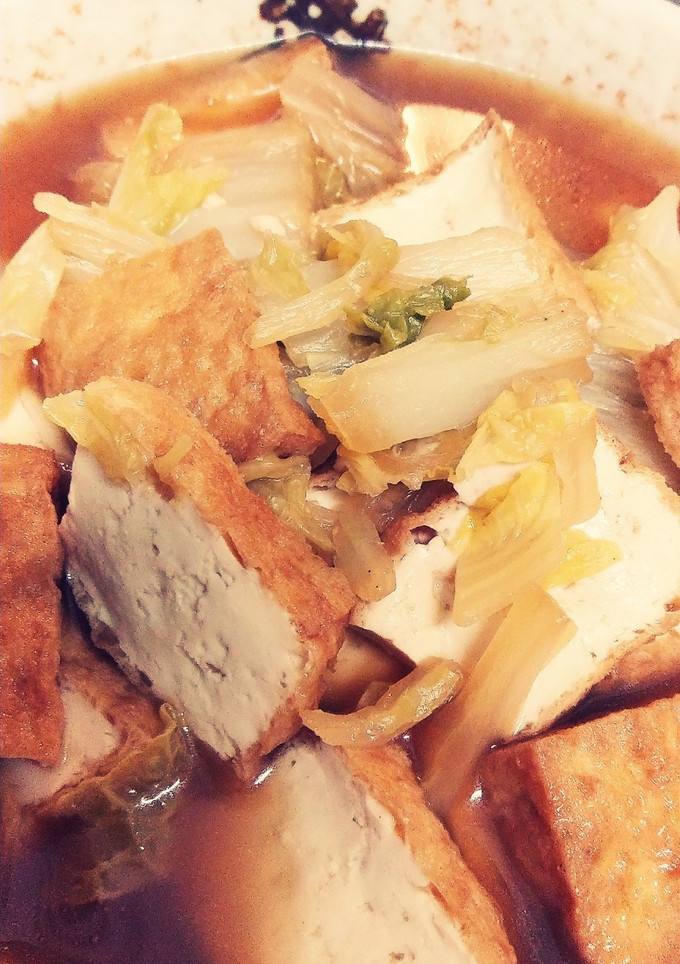 簡単！白菜と厚揚げの煮物-レシピのメイン写真