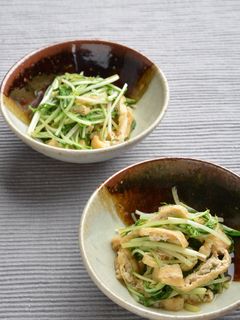 水菜のめんつゆ煮-レシピのメイン写真