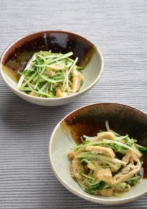 水菜のめんつゆ煮-レシピのメイン写真