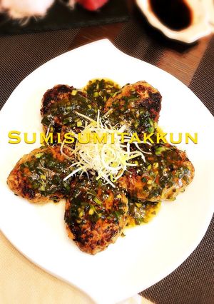 シャキシャキ♡ニラれんこんバーグ☆-レシピのメイン写真