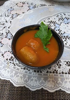 トマト缶と野菜のとろとろポタージュ-レシピのメイン写真