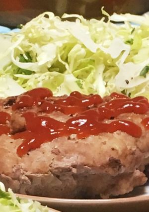 お父さんの簡単ハンバーグ-レシピのメイン写真