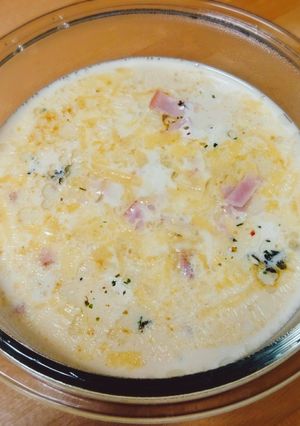 とろ～りお餅と豆乳×チーズ-レシピのメイン写真
