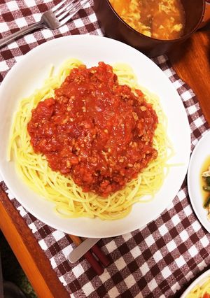 自家製ソース！♪ミートソースパスタ♪-レシピのメイン写真