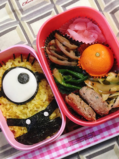 超簡単!詰めるだけのミニオンズキャラ弁-レシピのメイン写真
