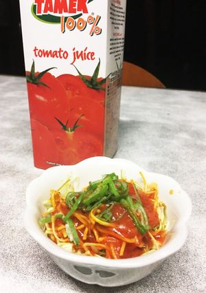 皿うどんのトマトあんかけサラダ-レシピのメイン写真