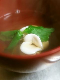 白子の吸い物-レシピのメイン写真