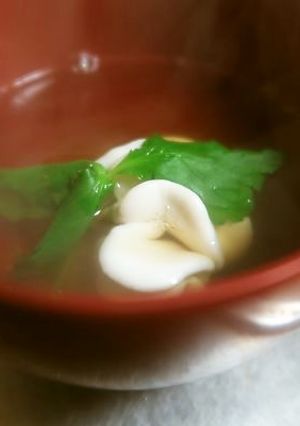 白子の吸い物-レシピのメイン写真