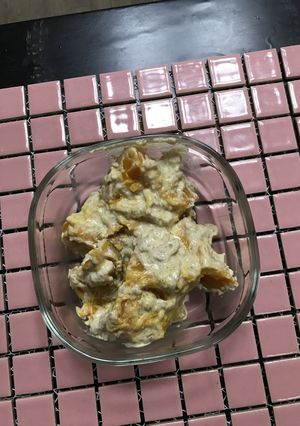 簡単リメイクカボチャの胡麻マヨネーズ和え-レシピのメイン写真