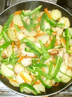 マリネ野菜炒め♪鶏むね肉簡単-レシピのメイン写真
