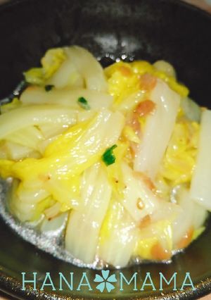 白菜と梅干しのゴマ昆布茶和え-レシピのメイン写真