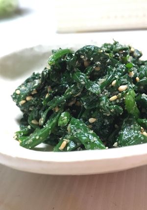 こどもが喜ぶ♡ほうれん草の胡麻和え-レシピのメイン写真