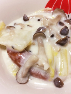 白菜ときのこのクリーム煮-レシピのメイン写真