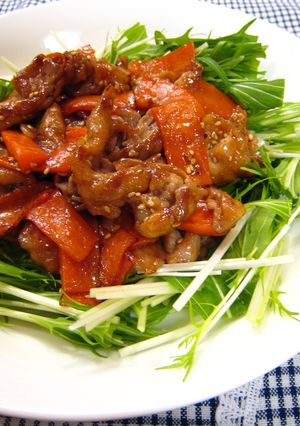 簡単♪豚肉と人参のうま煮-レシピのメイン写真