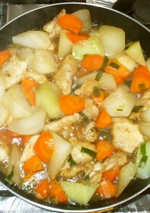 鶏むね肉の薬味ソース炒め♪簡単-レシピのメイン写真