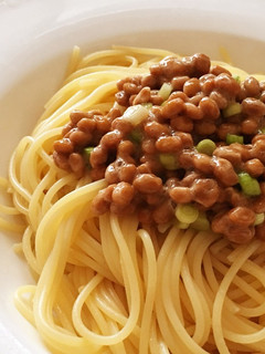 簡単!納豆スパゲティー-レシピのメイン写真