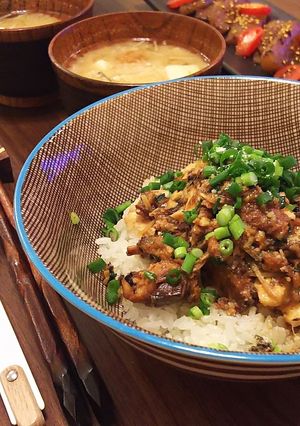 簡単！手抜きでも美味しいサバ味噌丼-レシピのメイン写真