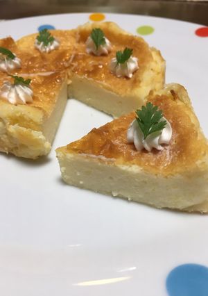 小さな チーズケーキ （12㎝型）-レシピのメイン写真