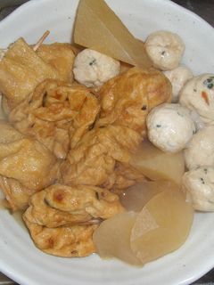御餅入り鳥団子と大根の煮物-レシピのメイン写真