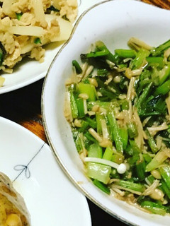 カブ菜のえのき梅和え-レシピのメイン写真