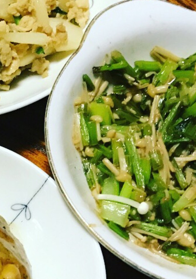 カブ菜のえのき梅和え-レシピのメイン写真