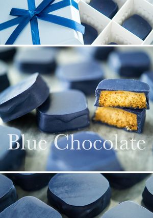 青いチョコレート♪バレンタインチョコに-レシピのメイン写真