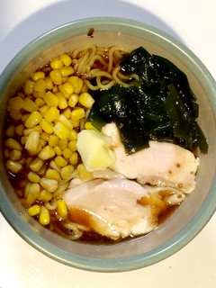 子供喜ぶ鶏ハムスープのバターラーメン-レシピのメイン写真