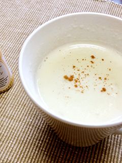 忙しい朝にも休憩にも!ホットバナナ豆乳♪-レシピのメイン写真