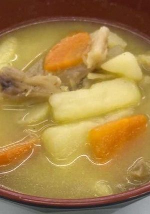 棒たらと貯蔵野菜のカレー風味噌汁-レシピのメイン写真