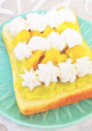 おせちの残りで絶品♪栗きんとんパン-レシピのメイン写真