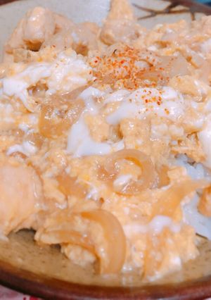 ふわふわ親子丼-レシピのメイン写真