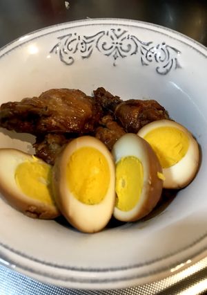 簡単!手羽元と卵のさっぱり煮-レシピのメイン写真
