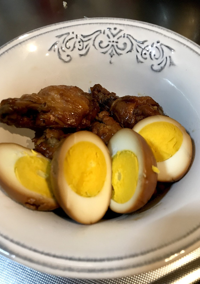 簡単！手羽元と卵のさっぱり煮-レシピのメイン写真