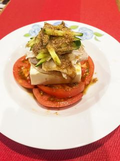 豚しゃぶ豆腐サラダ-レシピのメイン写真