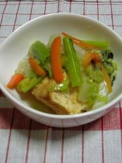 厚揚げの野菜あんかけ-レシピのメイン写真