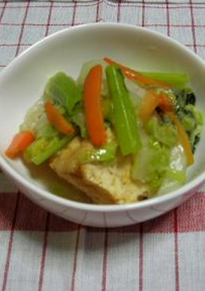 厚揚げの野菜あんかけ-レシピのメイン写真