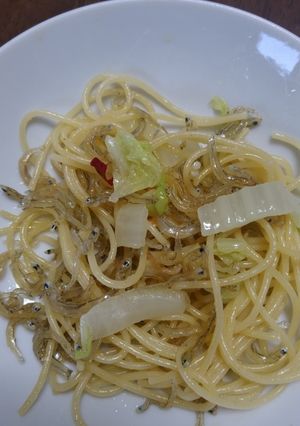 ルクエで時短乳化じゃこパスタ-レシピのメイン写真