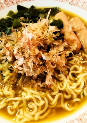 【鰹節おどる】おかめラーメン-レシピのメイン写真