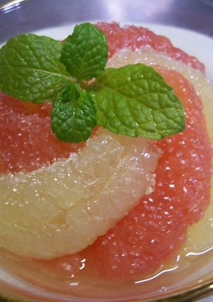 チョットお洒落にグレープフルーツ食べよ♪-レシピのメイン写真