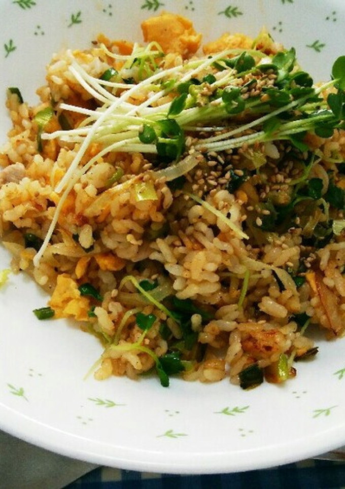 簡単★しょうが焼風炒飯★ひとりぶん-レシピのメイン写真