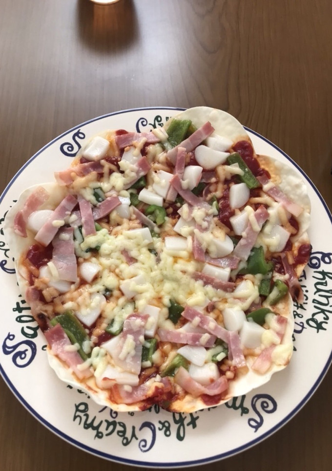 余った餃子の皮で☆簡単手抜きピザ-レシピのメイン写真