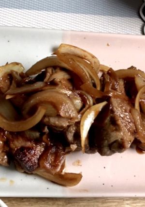 ラム肉の生姜焼き-レシピのメイン写真