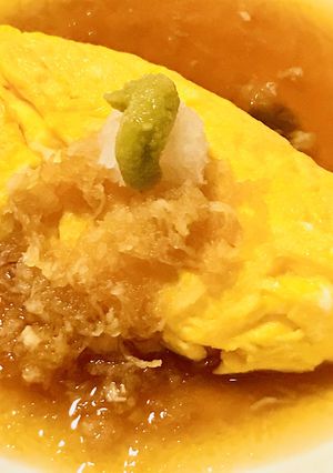 おろしわさび醤油ソース☆プレーンオムレツ-レシピのメイン写真