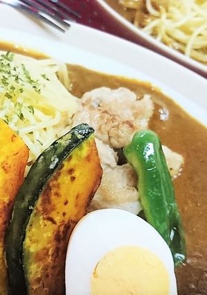 リメイク【スープカレーチキンスパゲティ】-レシピのメイン写真
