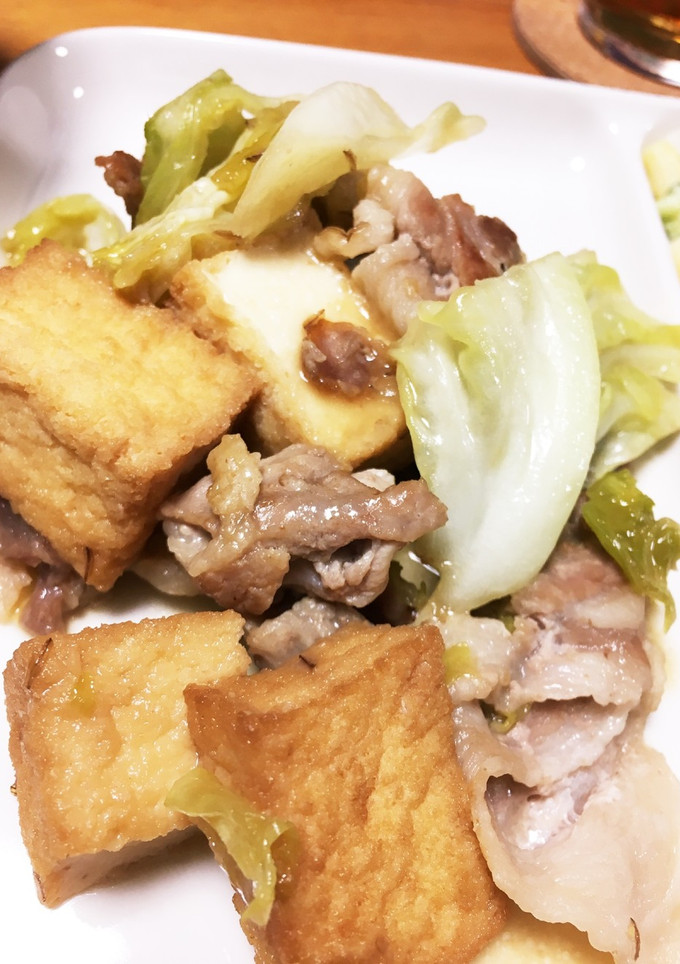 豚肉と厚揚げの甘みそ炒め☆-レシピのメイン写真